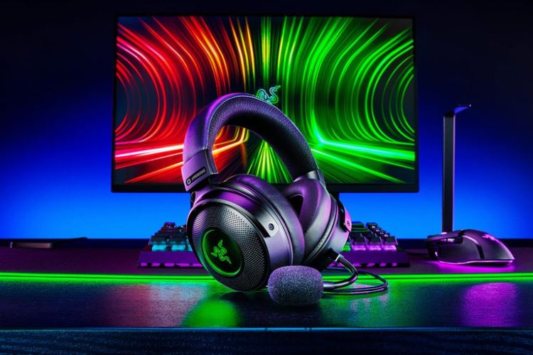 Razer áudio para jogos Uma cor Kraken v3 hipersenso 06X4JT95