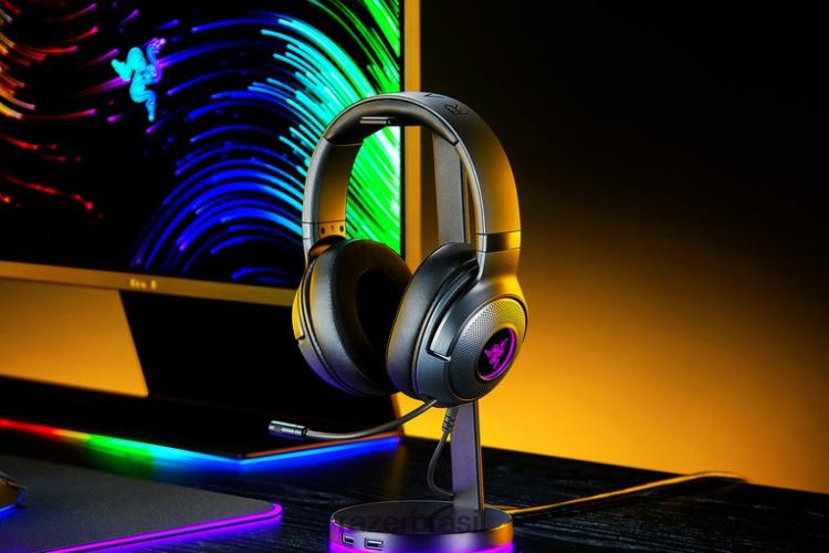 Razer áudio para jogos Uma cor Kraken v3 x 06X4JT97