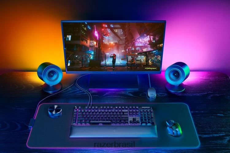 Razer áudio para jogos Uma cor nomo v2 pro 06X4JT79