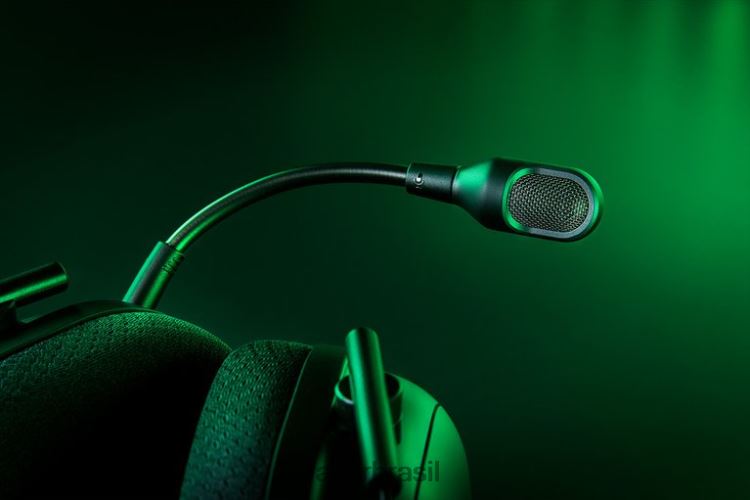 Razer áudio para jogos preto tubarão negro v2 pro 06X4JT85