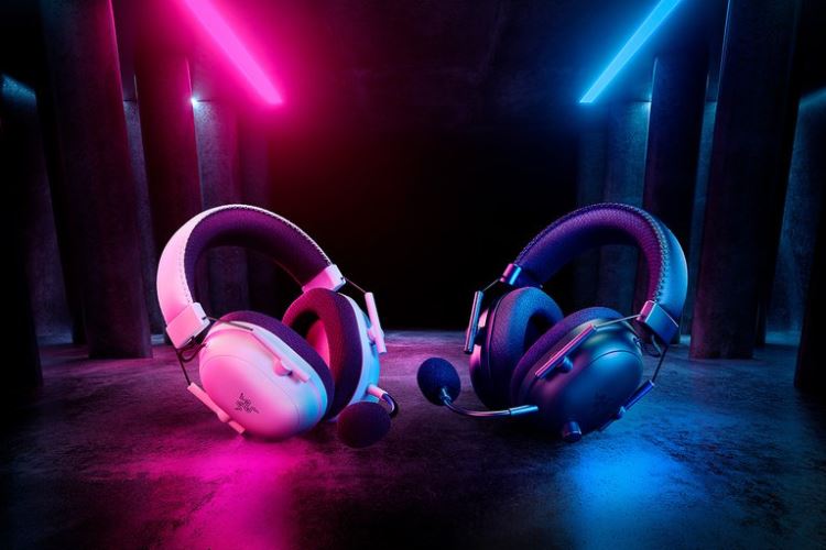 Razer áudio para jogos preto tubarão negro v2 pro 06X4JT85