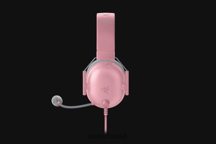 Razer áudio para jogos quartzo tubarão negro v2 06X4JT88