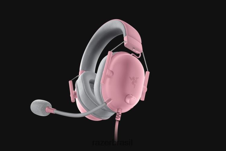 Razer áudio para jogos quartzo tubarão negro v2 06X4JT88