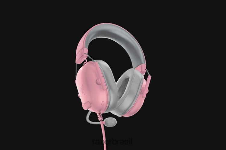 Razer áudio para jogos quartzo tubarão negro v2 06X4JT88