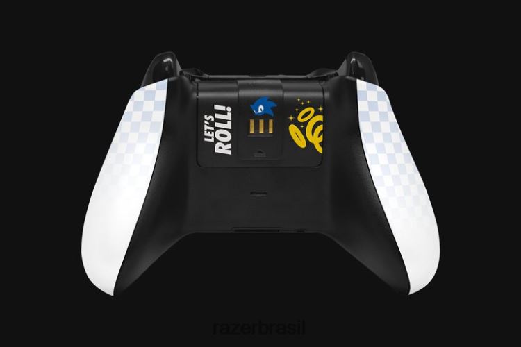 Razer console Uma cor Controle sem fio Sonic the Hedgehog e suporte de carregamento rápido para Xbox 06X4JT167