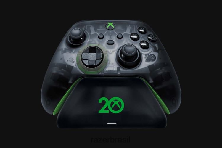 Razer console Uma cor suporte de carregamento rápido universal para xbox - edição limitada do 20º aniversário do xbox 06X4JT166