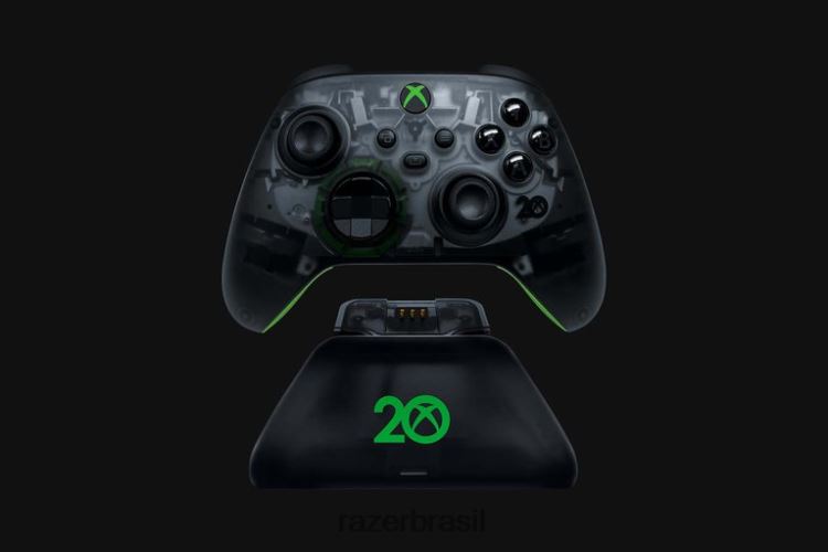 Razer console Uma cor suporte de carregamento rápido universal para xbox - edição limitada do 20º aniversário do xbox 06X4JT166