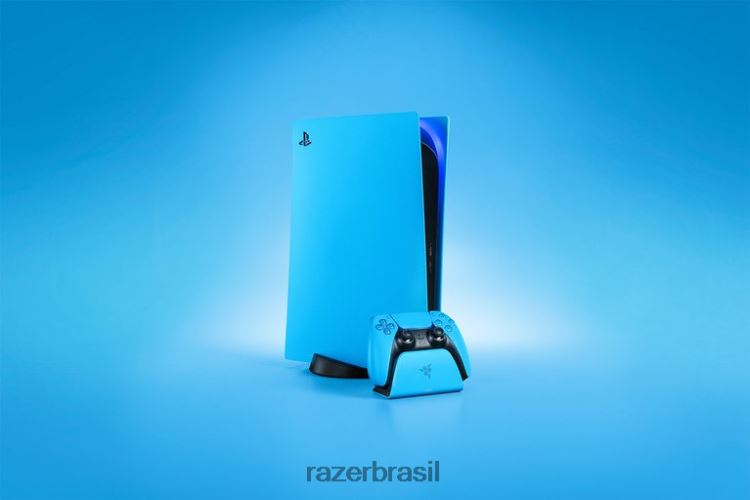 Razer console azul suporte de carregamento rápido para ps5 06X4JT171