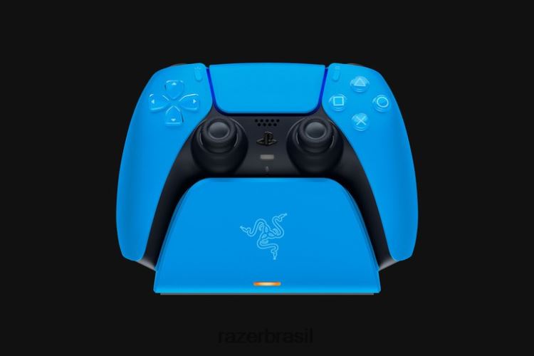 Razer console azul suporte de carregamento rápido para ps5 06X4JT171