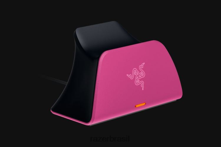 Razer console rosa suporte de carregamento rápido para ps5 06X4JT173