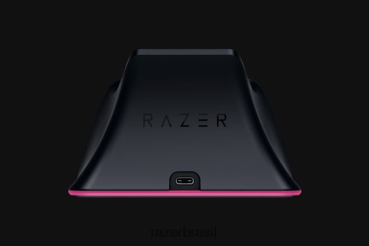 Razer console rosa suporte de carregamento rápido para ps5 06X4JT173