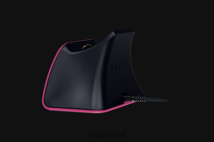 Razer console rosa suporte de carregamento rápido para ps5 06X4JT173