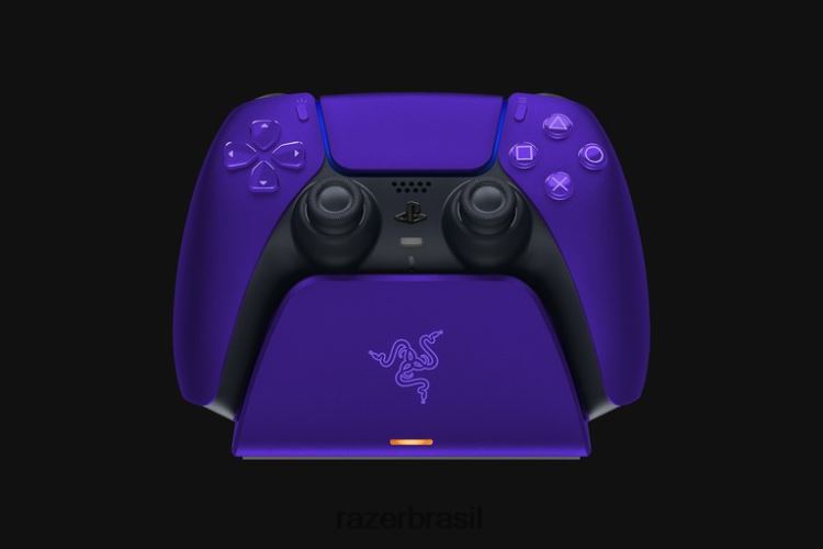 Razer console roxo suporte de carregamento rápido para ps5 06X4JT172