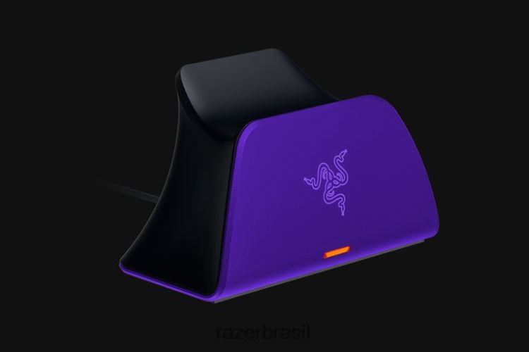 Razer console roxo suporte de carregamento rápido para ps5 06X4JT172
