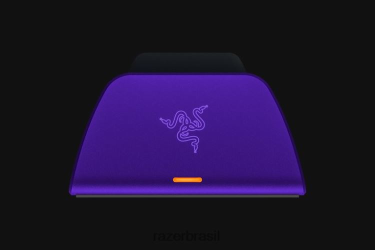 Razer console roxo suporte de carregamento rápido para ps5 06X4JT172