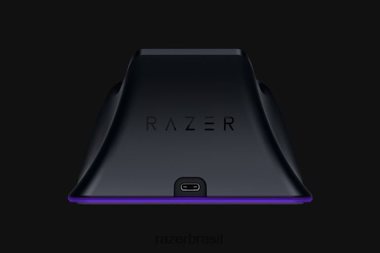 Razer console roxo suporte de carregamento rápido para ps5 06X4JT172