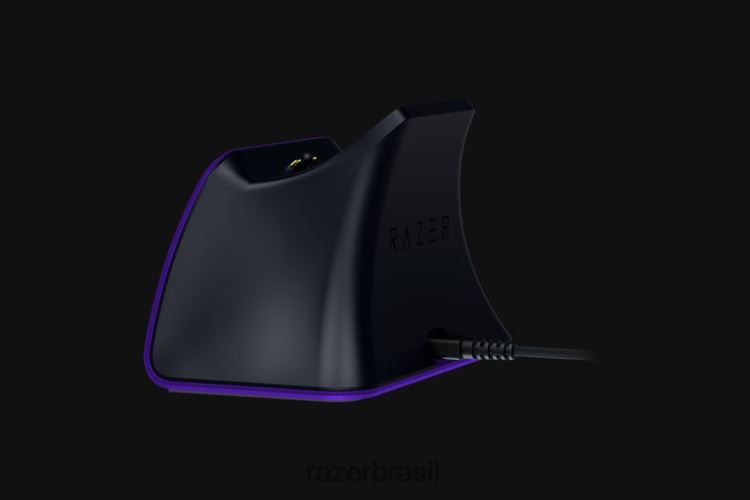 Razer console roxo suporte de carregamento rápido para ps5 06X4JT172