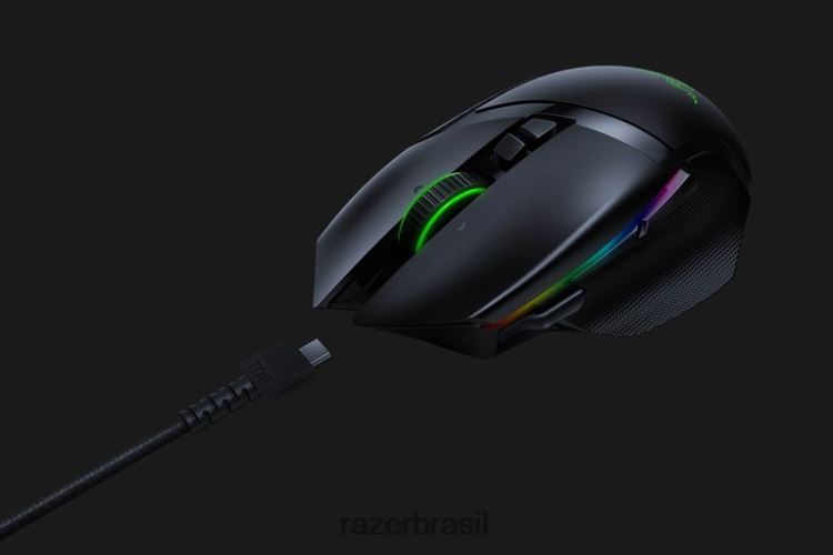 Razer ratos Uma cor Basilisk Ultimate com base de carregamento 06X4JT35