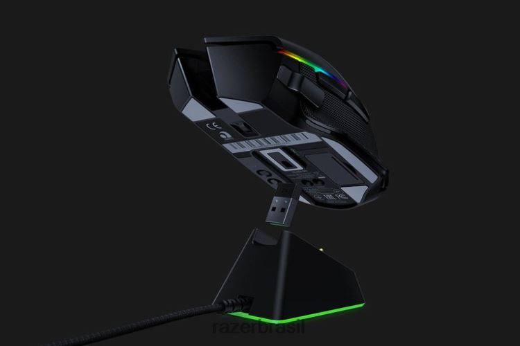 Razer ratos Uma cor Basilisk Ultimate com base de carregamento 06X4JT35