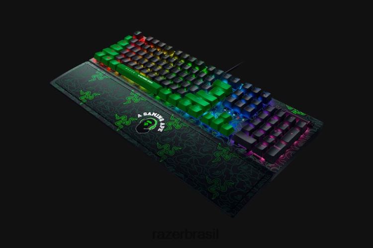 Razer X *A Bathing Ape teclado verde blackwidow v3 - interruptor verde - nós 06X4JT60