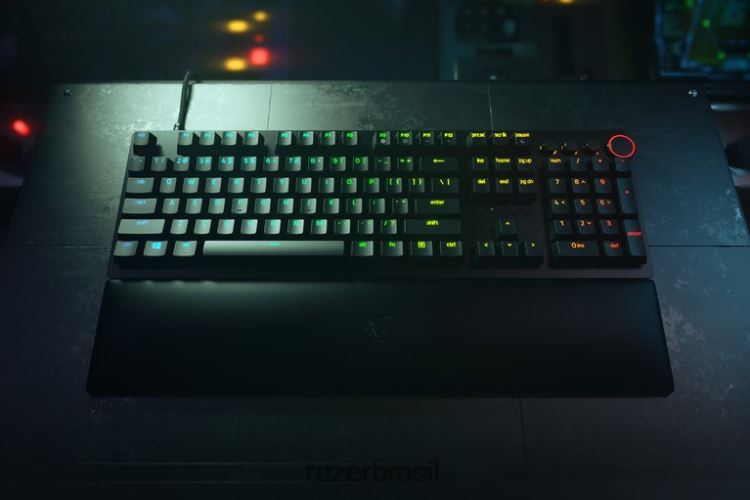 Razer teclado Uma cor Huntsman v2 - interruptor óptico clicky - nós 06X4JT69