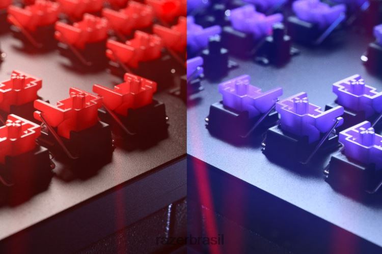 Razer teclado Uma cor Huntsman v2 - interruptor óptico clicky - nós 06X4JT69