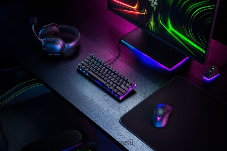Razer teclado Uma cor caçador mini analógico - nós 06X4JT73