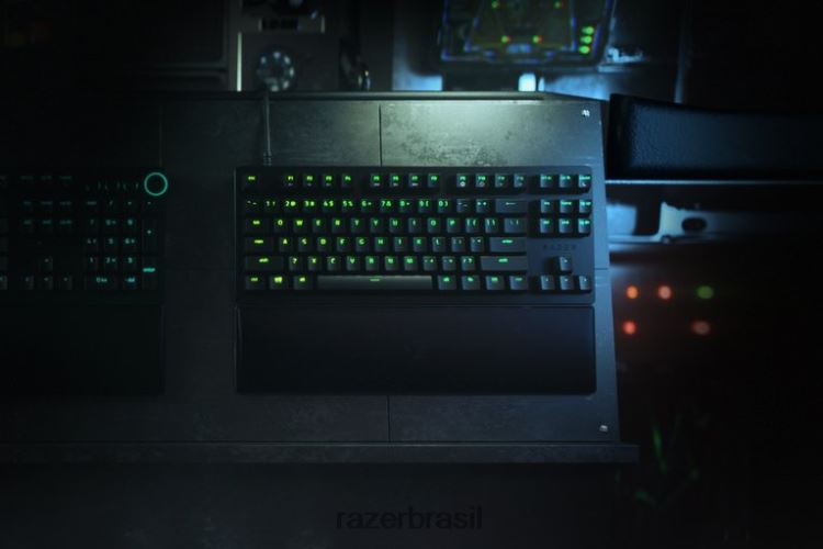 Razer teclado preto Huntsman v2 tenkeyless - interruptor óptico clicky - nós 06X4JT71