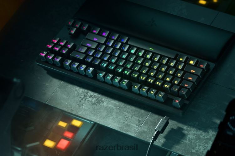 Razer teclado preto Huntsman v2 tenkeyless - interruptor óptico clicky - nós 06X4JT71