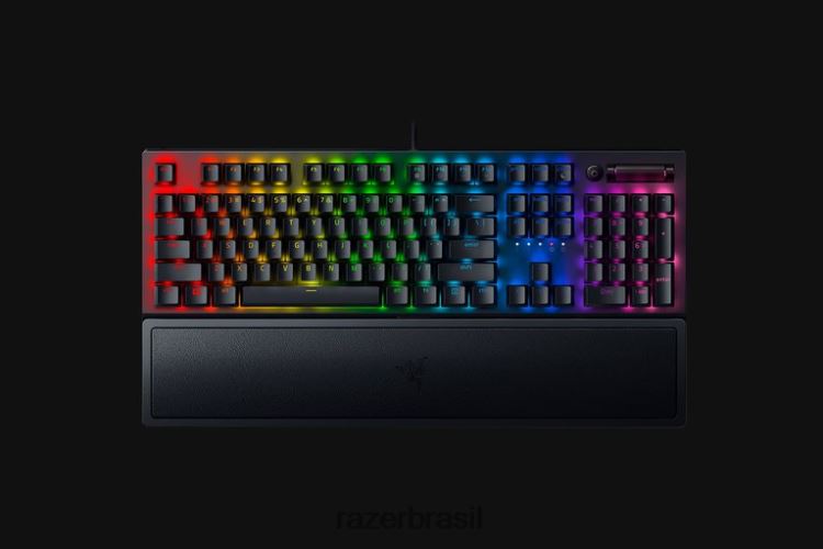 Razer teclado preto blackwidow v3 - interruptor amarelo - nós 06X4JT61