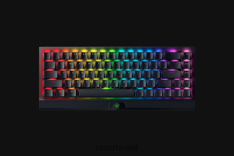 Razer teclado preto blackwidow v3 mini hyperspeed - edição fantasma - interruptor amarelo - nós 06X4JT64