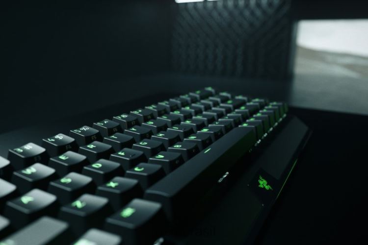 Razer teclado preto blackwidow v3 mini hyperspeed - interruptor amarelo - nós 06X4JT63