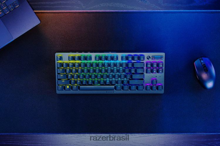 Razer teclado preto deathstalker v2 pro tenkeyless - interruptor óptico clicky - nós 06X4JT66