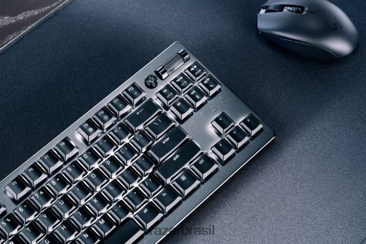 Razer teclado preto deathstalker v2 pro tenkeyless - interruptor óptico clicky - nós 06X4JT66