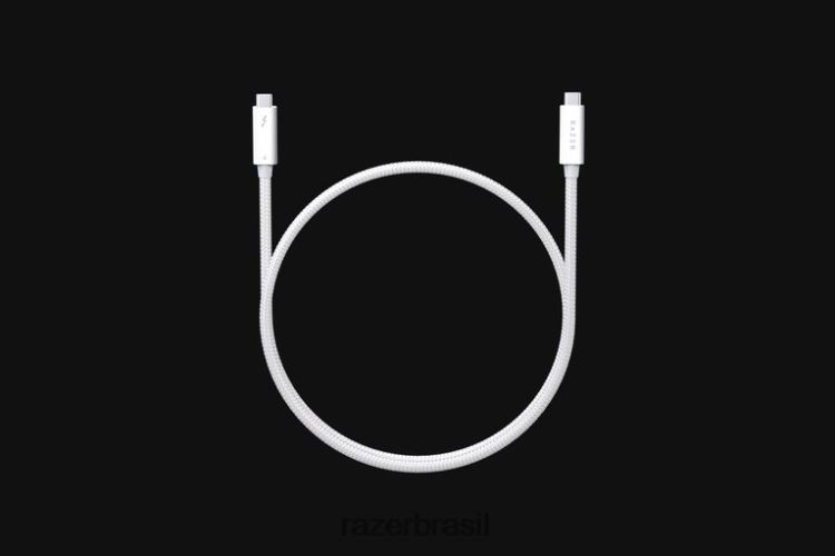 Razer componente de computador branco cabo raio 4 06X4JT22