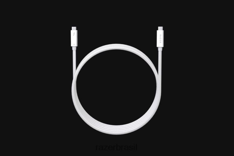 Razer componente de computador branco cabo raio 4 06X4JT24