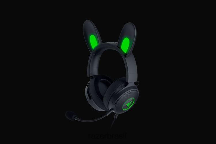 Razer Criação de conteúdo preto Kraken Kitty v2 Pro 06X4JT103