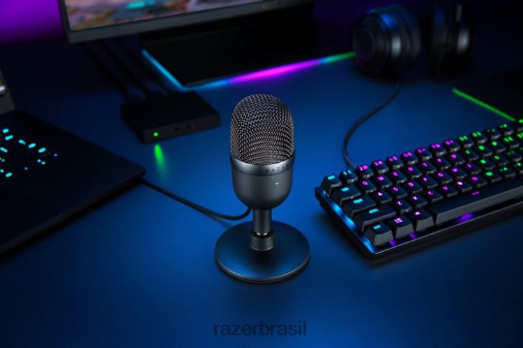 Razer Criação de conteúdo preto seiren mini 06X4JT110
