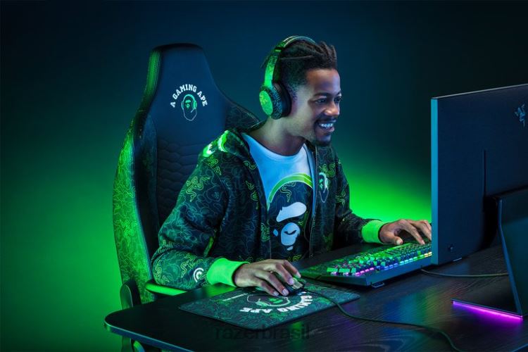 Razer X *A Bathing Ape cadeira de jogos Uma cor iskur x 06X4JT125