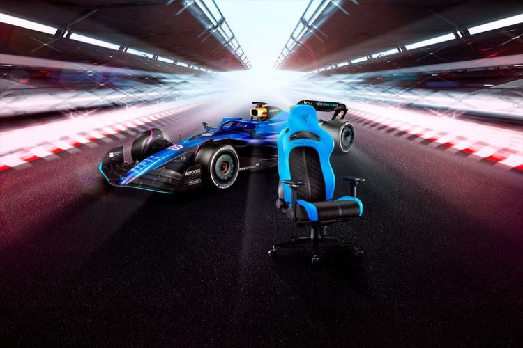 Razer cadeira de jogos Uma cor enki pro - edição williams esports 06X4JT124