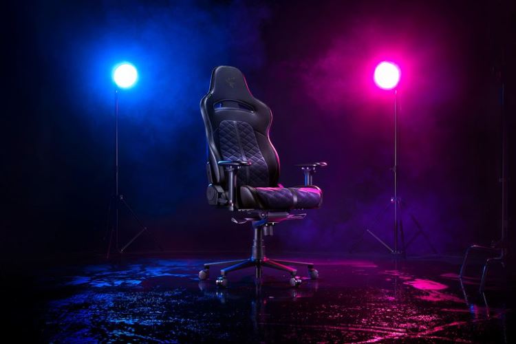Razer cadeira de jogos preto enki 06X4JT132