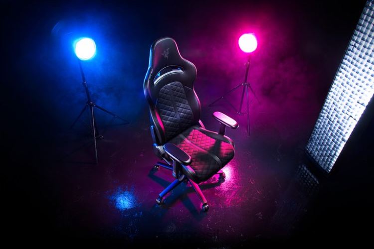 Razer cadeira de jogos preto enki 06X4JT132