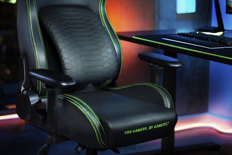 Razer cadeira de jogos preto iskur 06X4JT136