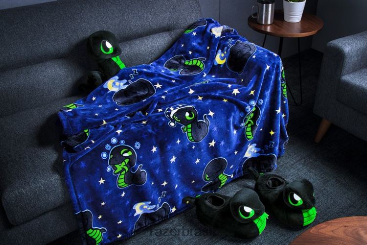 Razer engrenagem Uma cor manta de lã sneki snek 06X4JT202