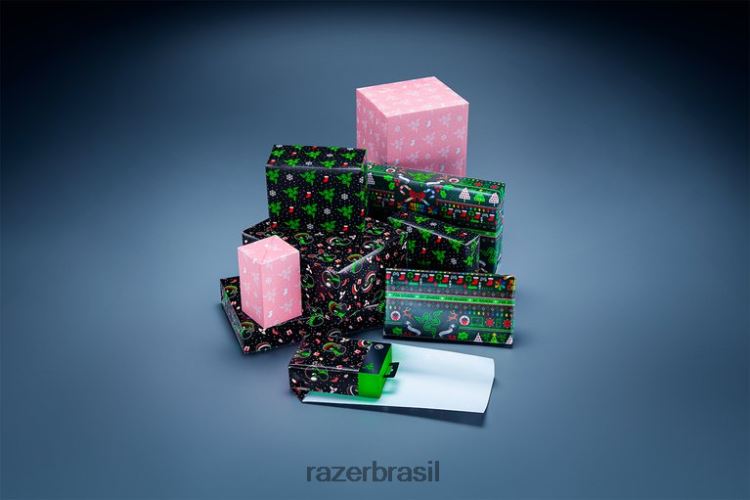 Razer engrenagem Uma cor papel de embrulho - sneki snek 06X4JT217