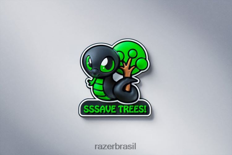 Razer engrenagem Uma cor sneki snek imã de geladeira - árvores sssave 06X4JT207