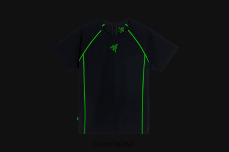 Razer vestuário Uma cor athleisure - camiseta instinto 06X4JT194