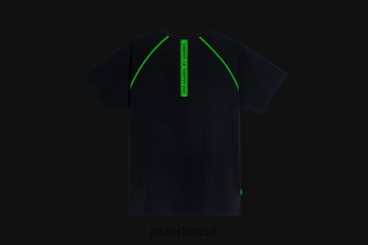 Razer vestuário Uma cor athleisure - camiseta instinto 06X4JT194