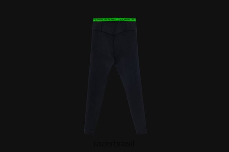 Razer vestuário Uma cor athleisure – leggings de cintura alta instinto 06X4JT199