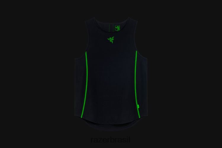 Razer vestuário Uma cor athleisure - regata instinto 06X4JT195